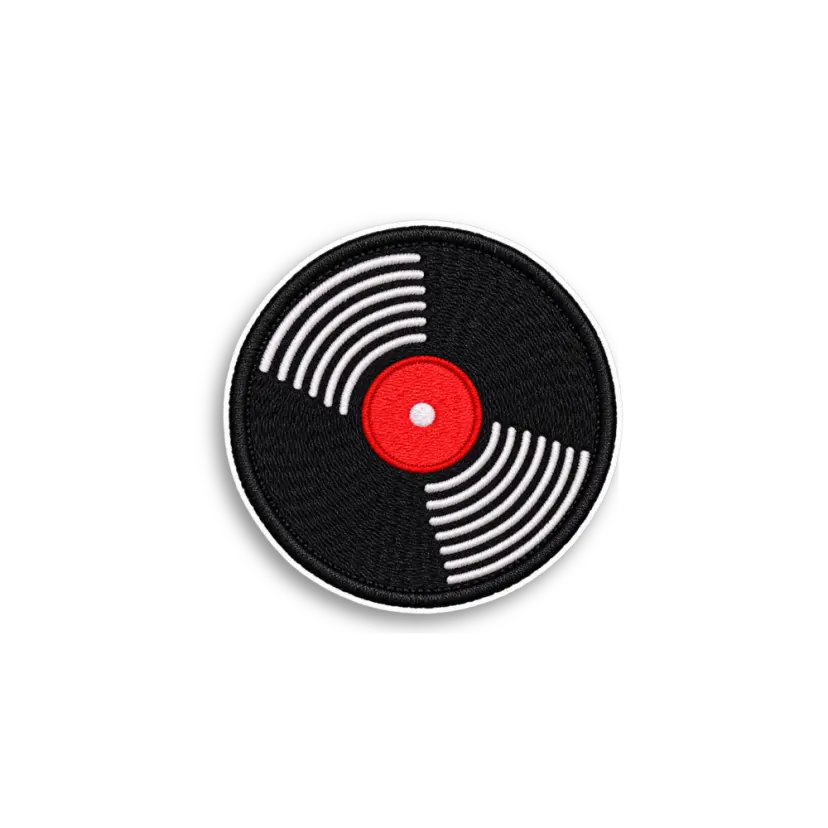 Vinyl Record Patch Sticker