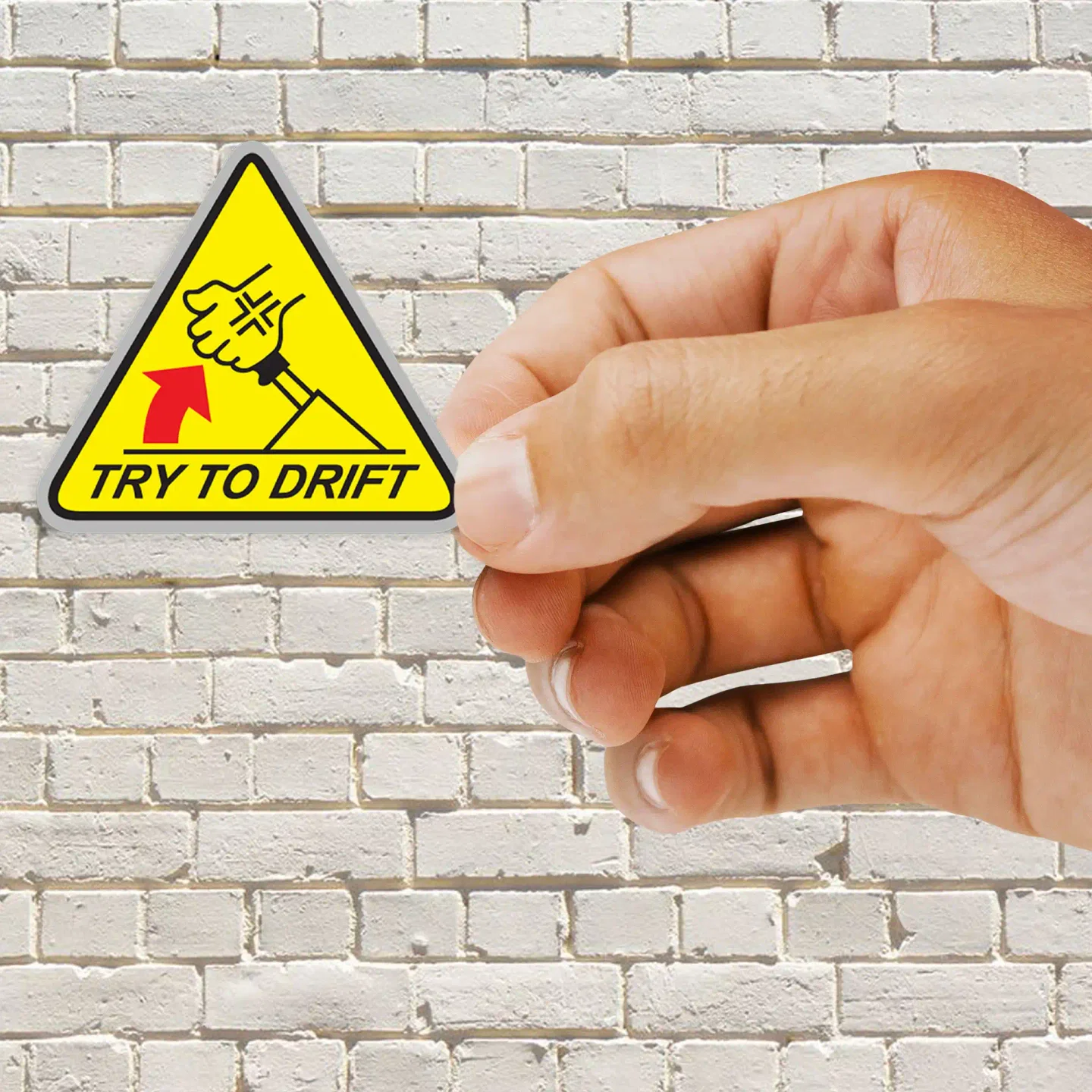 Try To Drift Sticker