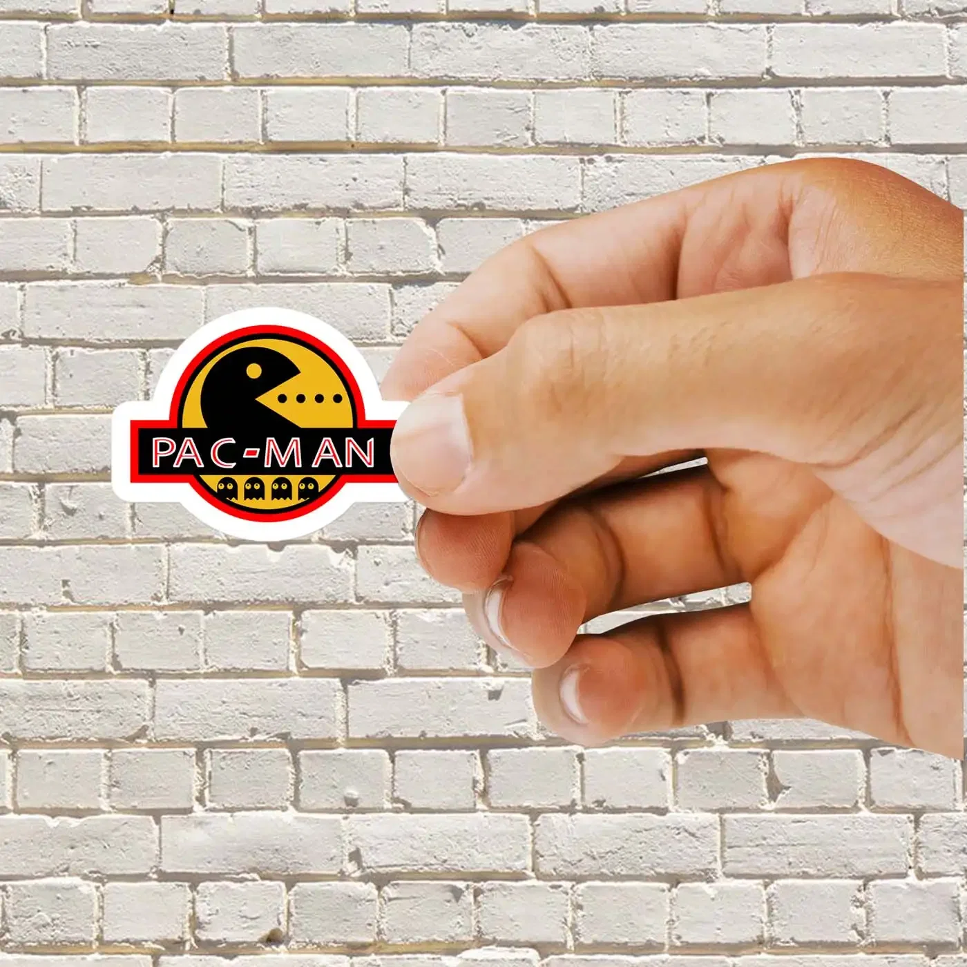 Jurassic Pac-Man Sticker