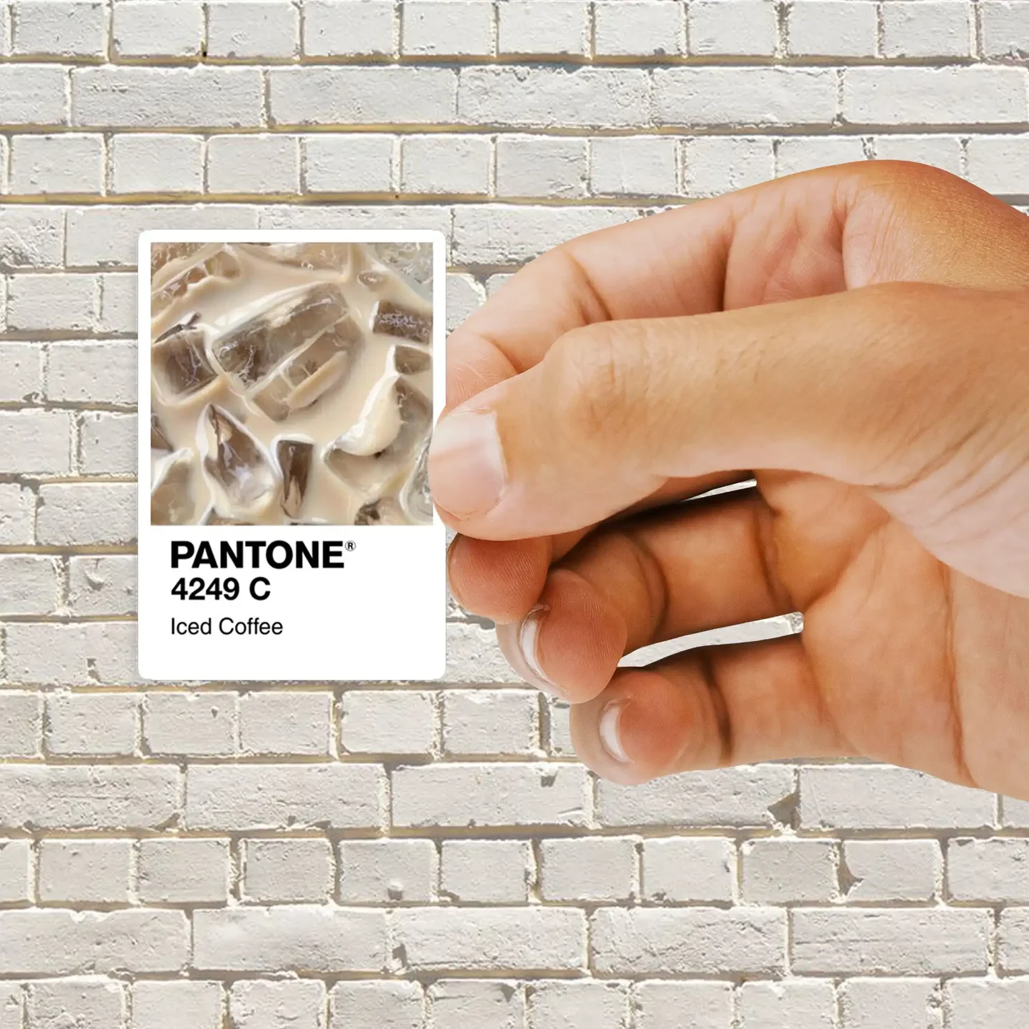 Pantone Iced Coffee Sticker