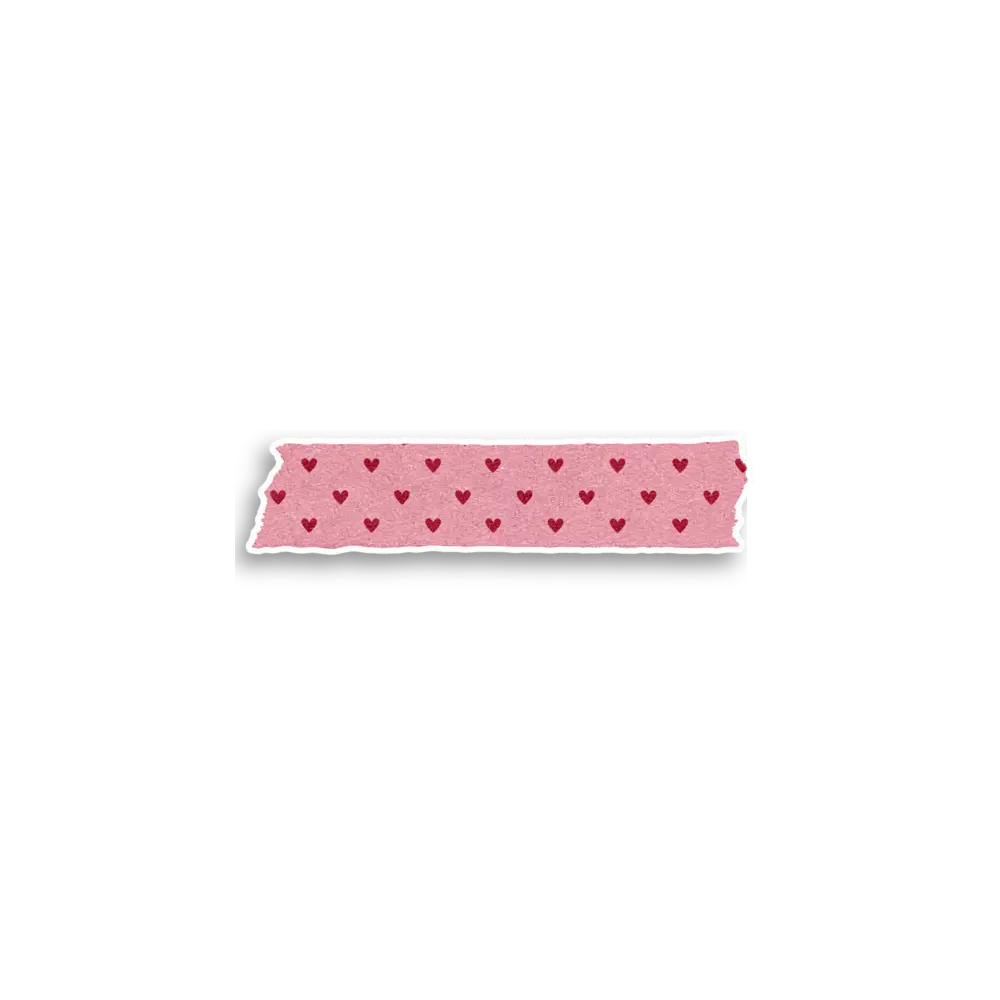 Heart Washi Tape Sticker