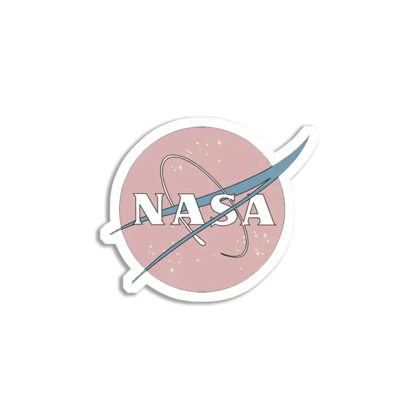 Cute Nasa Pastel Sticker