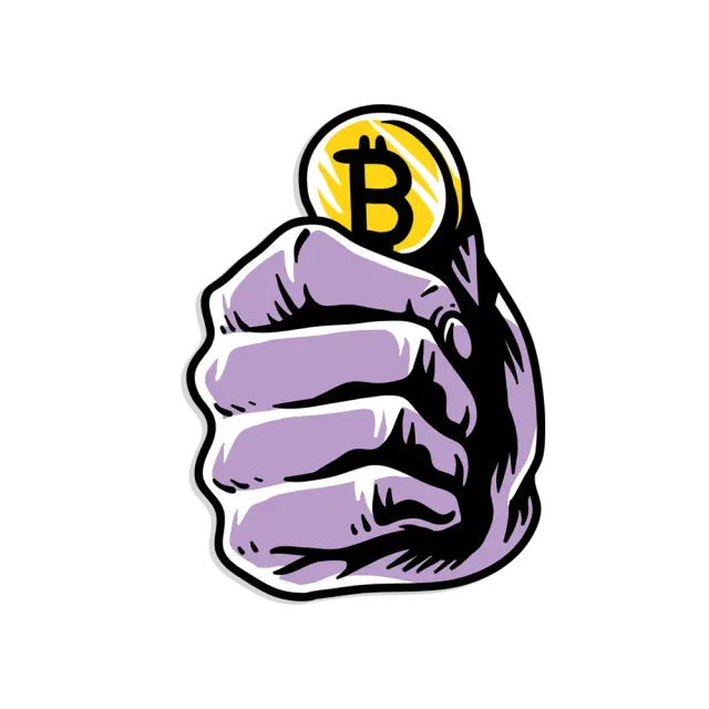 Finance Bitcoin Sticker