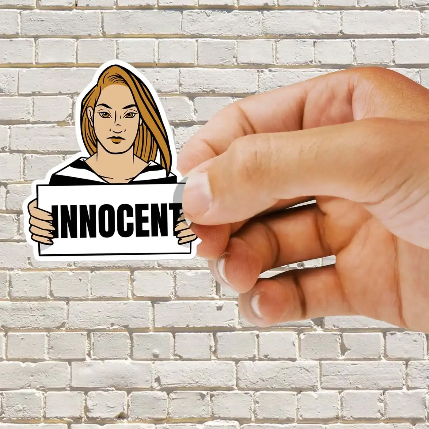 Innocent Prisoner Sticker