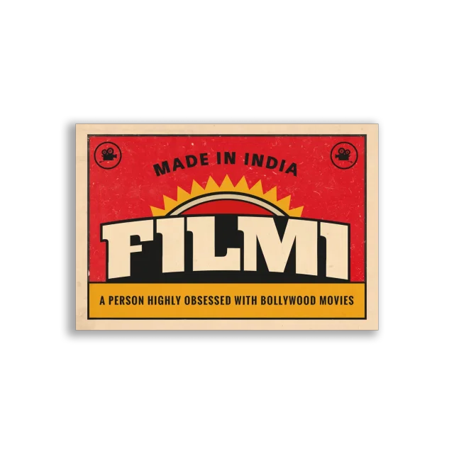 Made in India Filmi Bollywood Movies Sticker
