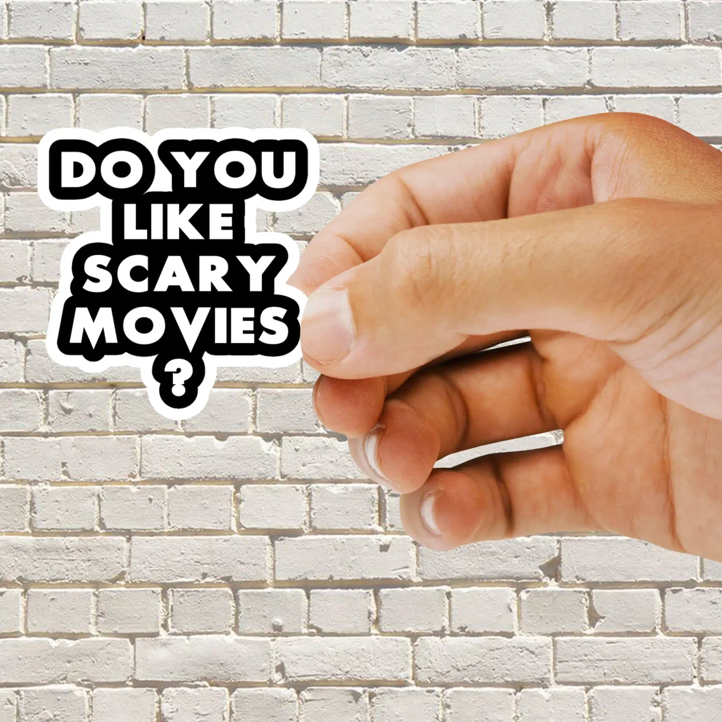 You like scary movies too Sticker
