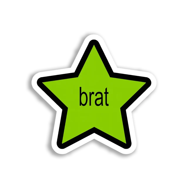 You're a Brat, Star Sticker