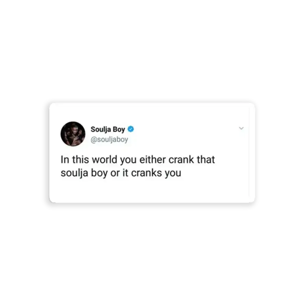 Soulija Boy Tweet Sticker
