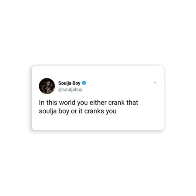 Soulija Boy Tweet Sticker