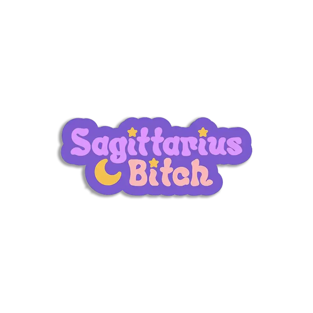 Sagittarius Bitch Sticker