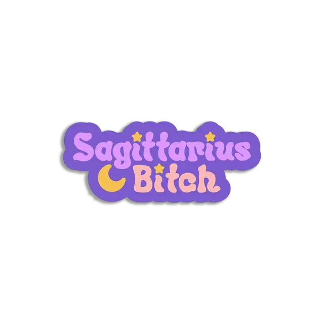 Sagittarius Bitch Sticker