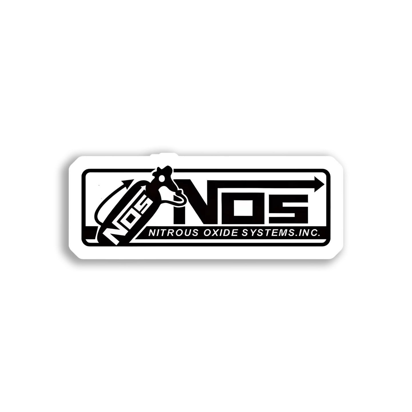 NOS Nitrous Oxide Systems Inc. Car Sticker