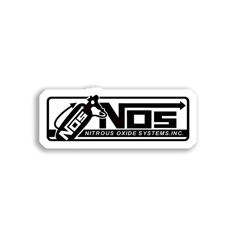 NOS Nitrous Oxide Systems Inc. Car Sticker