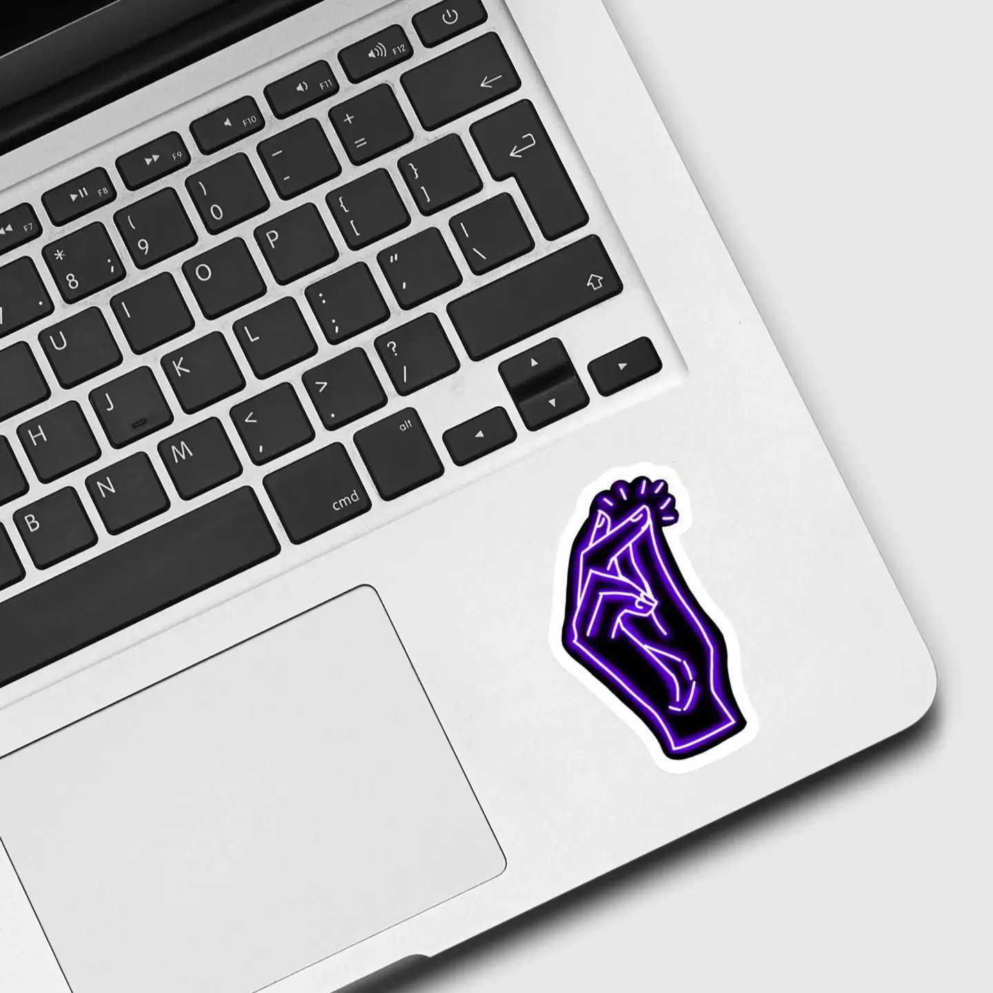 Neon Snap Finger Sticker
