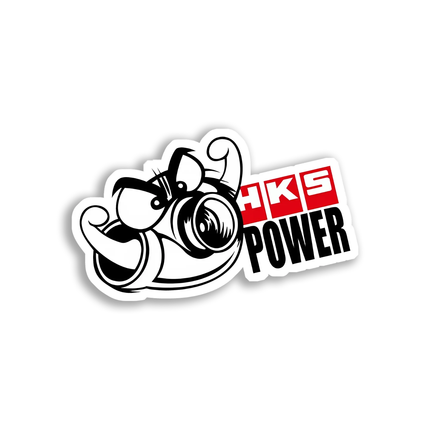 HKS Power Turbo Car Sticker