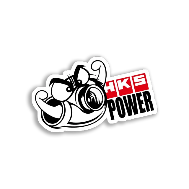 HKS Power Turbo Car Sticker