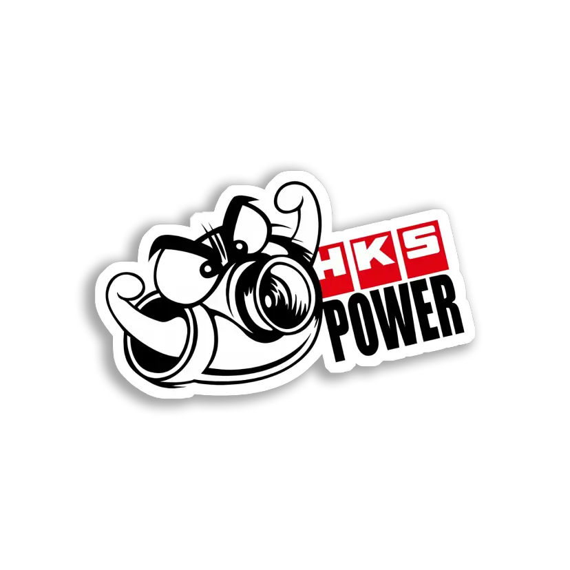 HKS Power Turbo Car Sticker