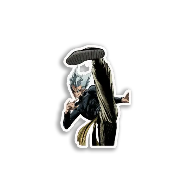 Bang's Flying Kick Sticker