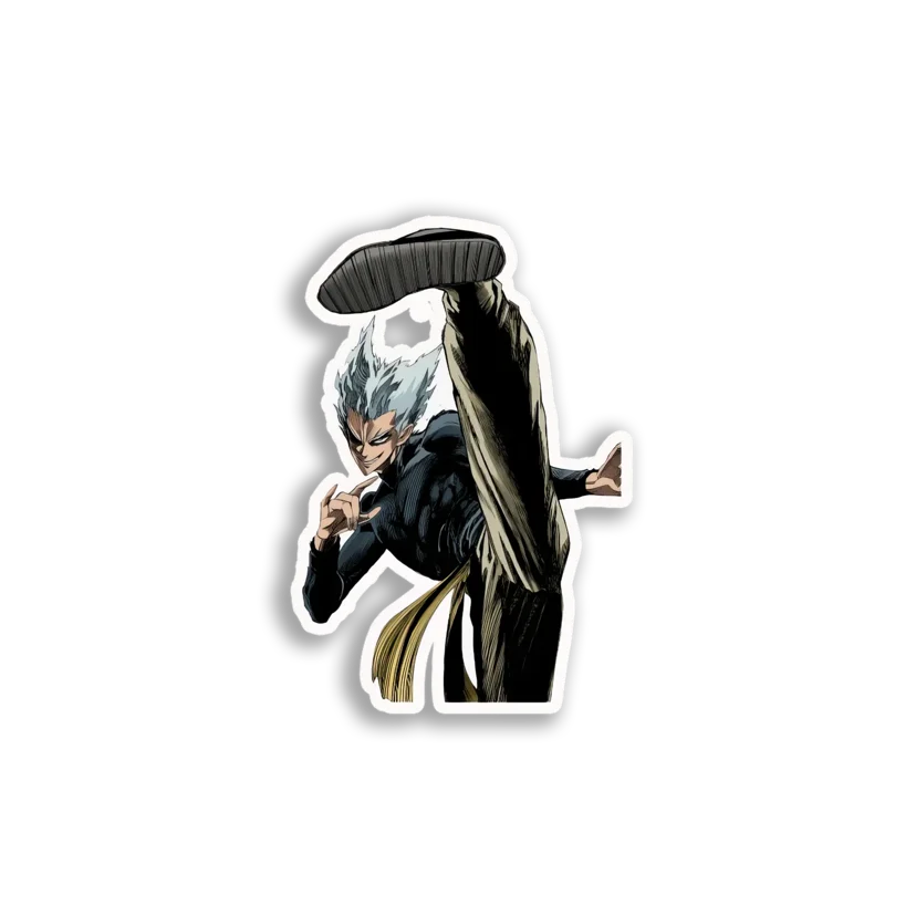 Bang's Flying Kick Sticker