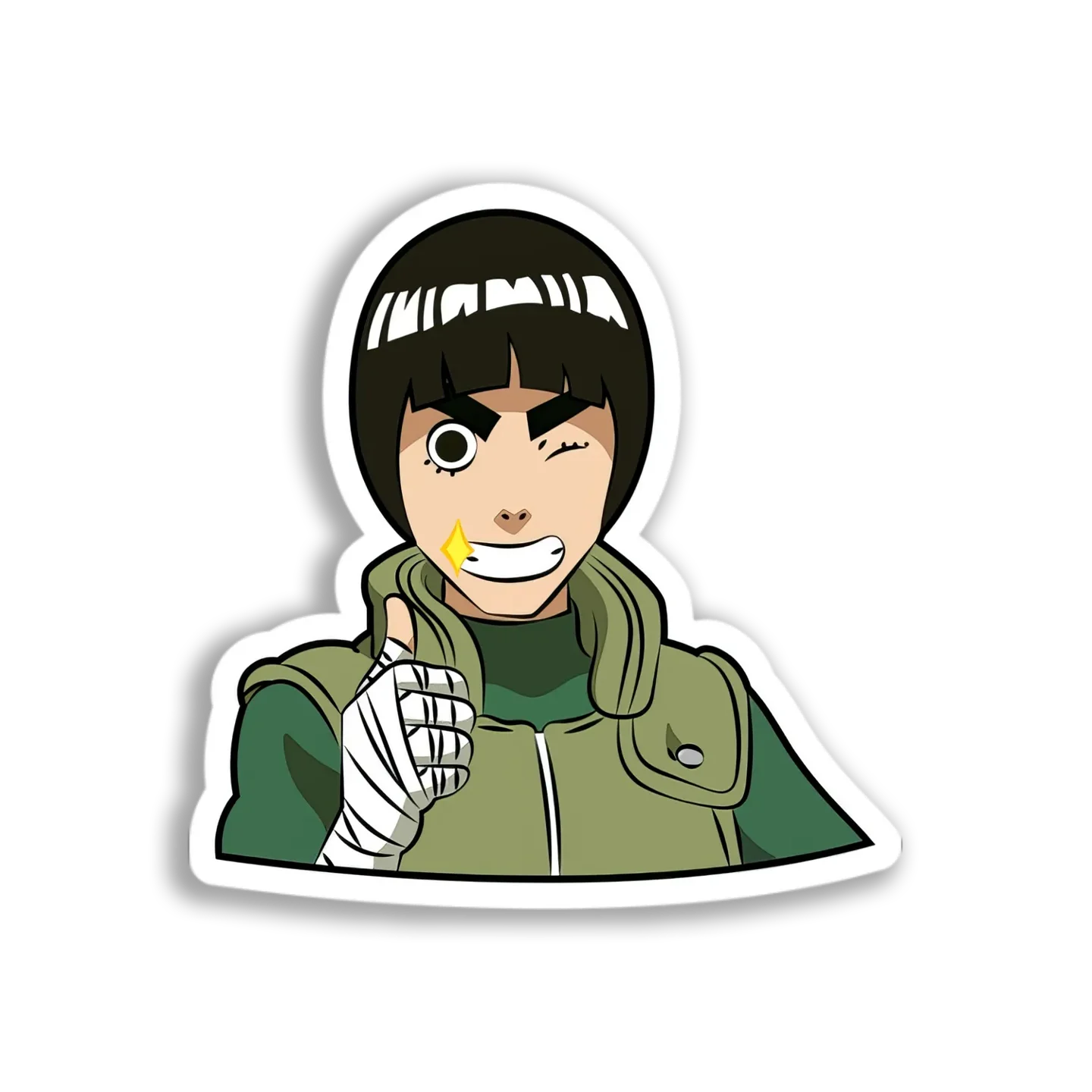 Rock Lee Thumbs Up Sticker