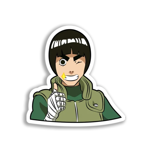 Rock Lee Thumbs Up Sticker