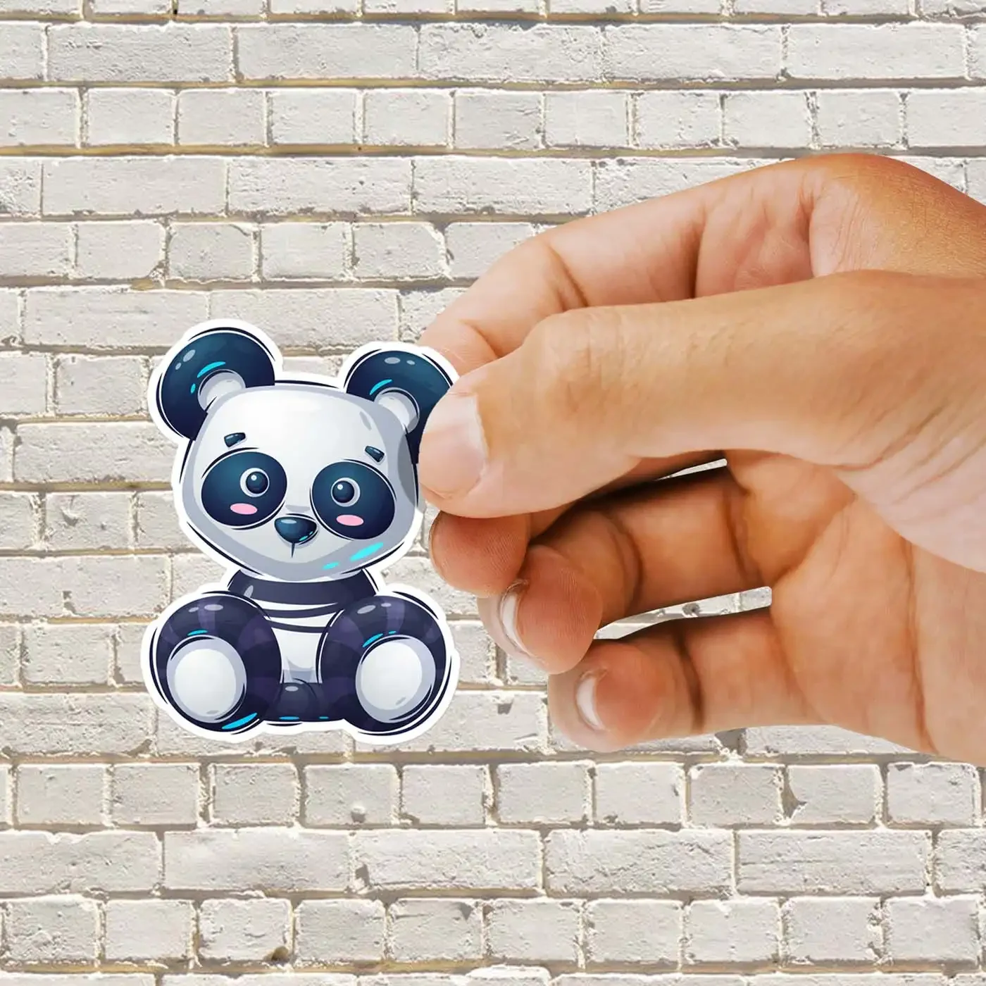 Teddy Panda Sticker