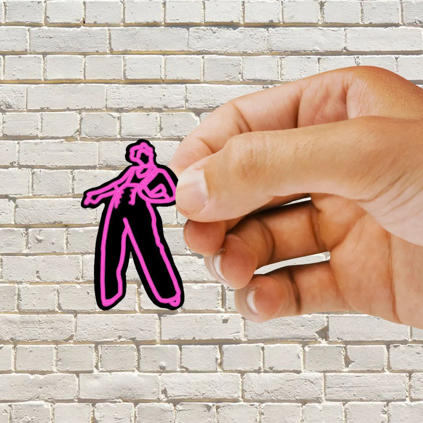 Neon Harry Styles Sticker