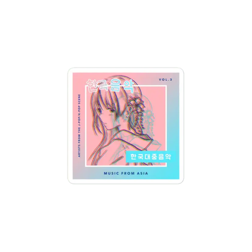 K-POP Album Cover Sticker