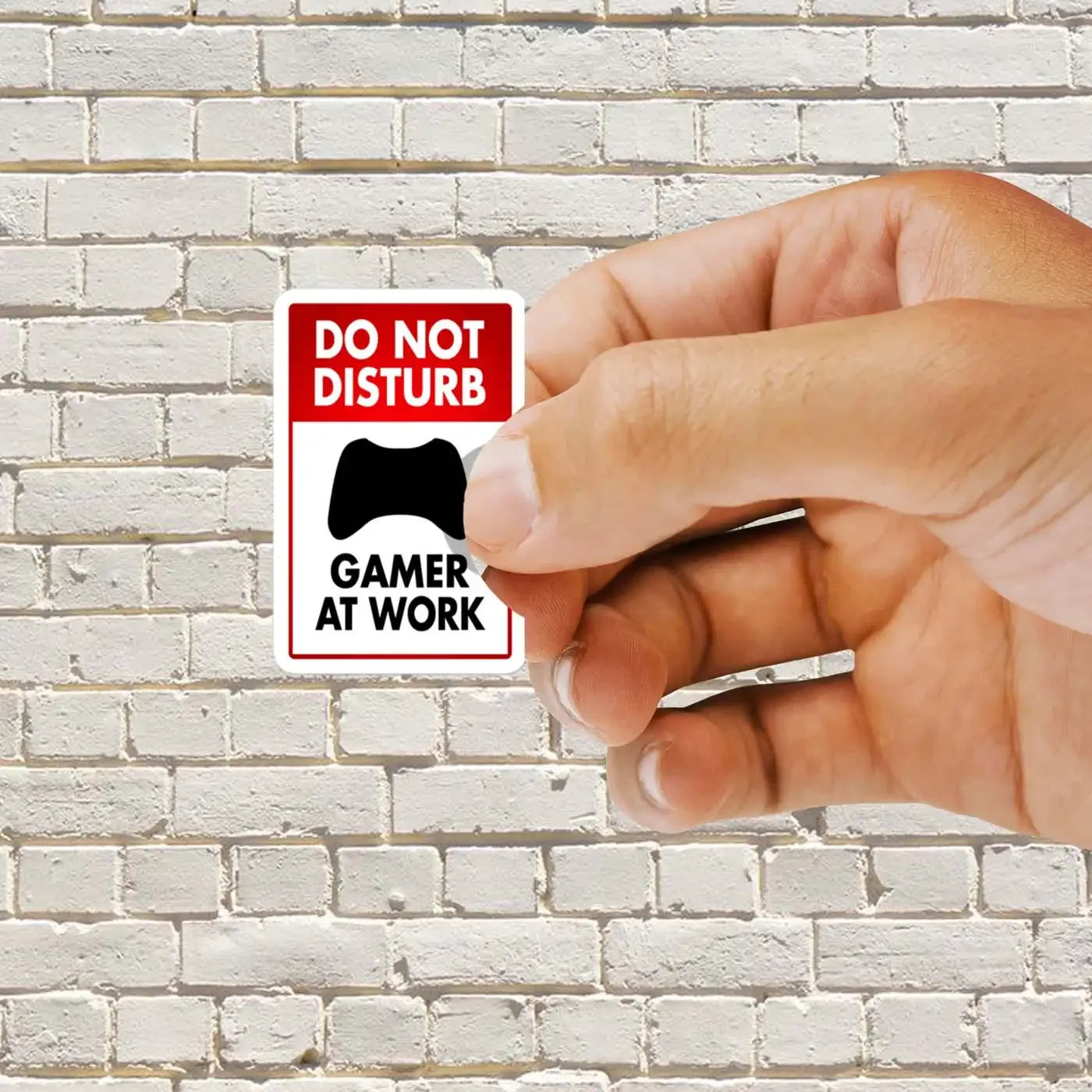 Do Not Disturb Gamer at Work Sticker