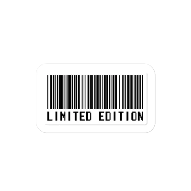 Barcode Limited Edition Sticker