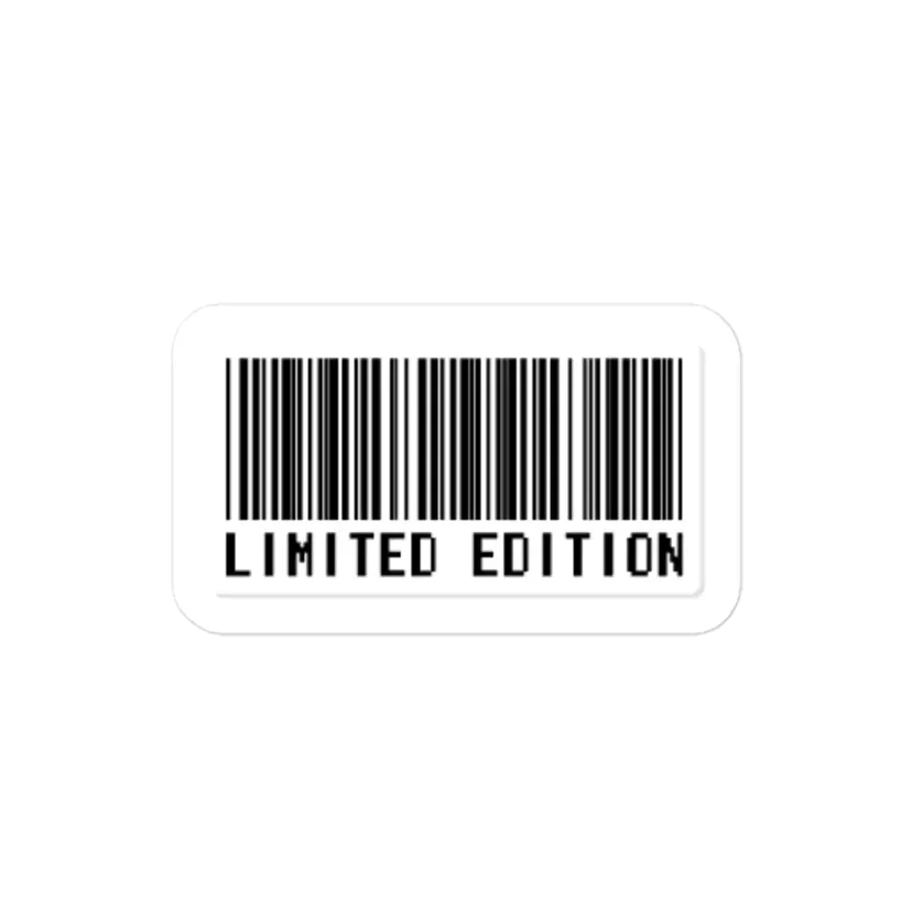 Barcode Limited Edition Sticker