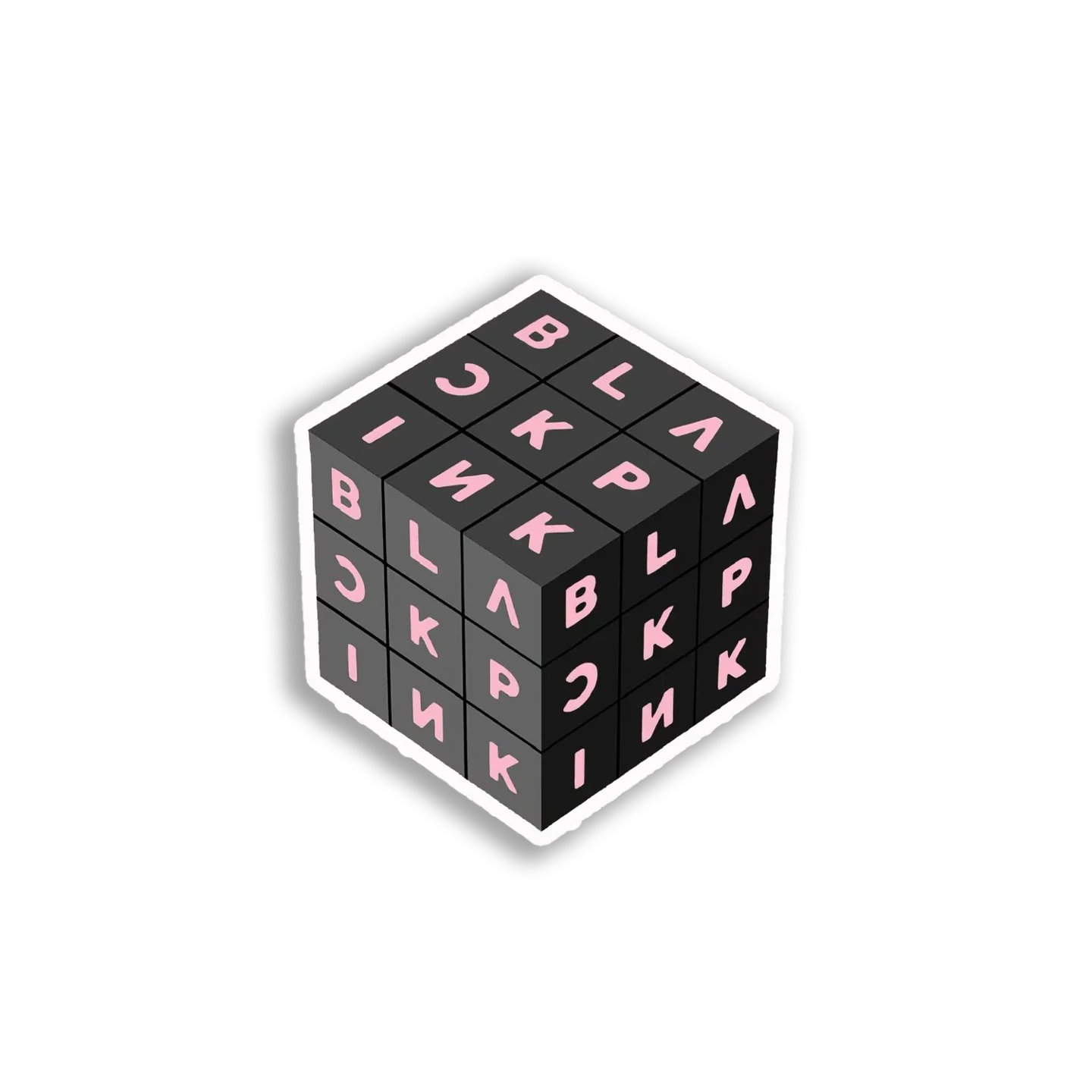 Blackpink Cube Puzzle Sticker