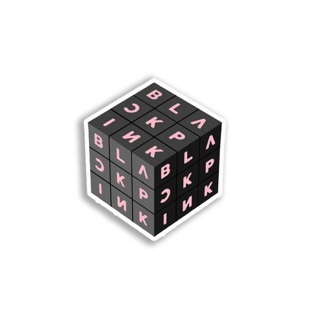 Blackpink Cube Puzzle Sticker