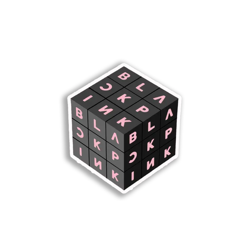 Blackpink Cube Puzzle Sticker