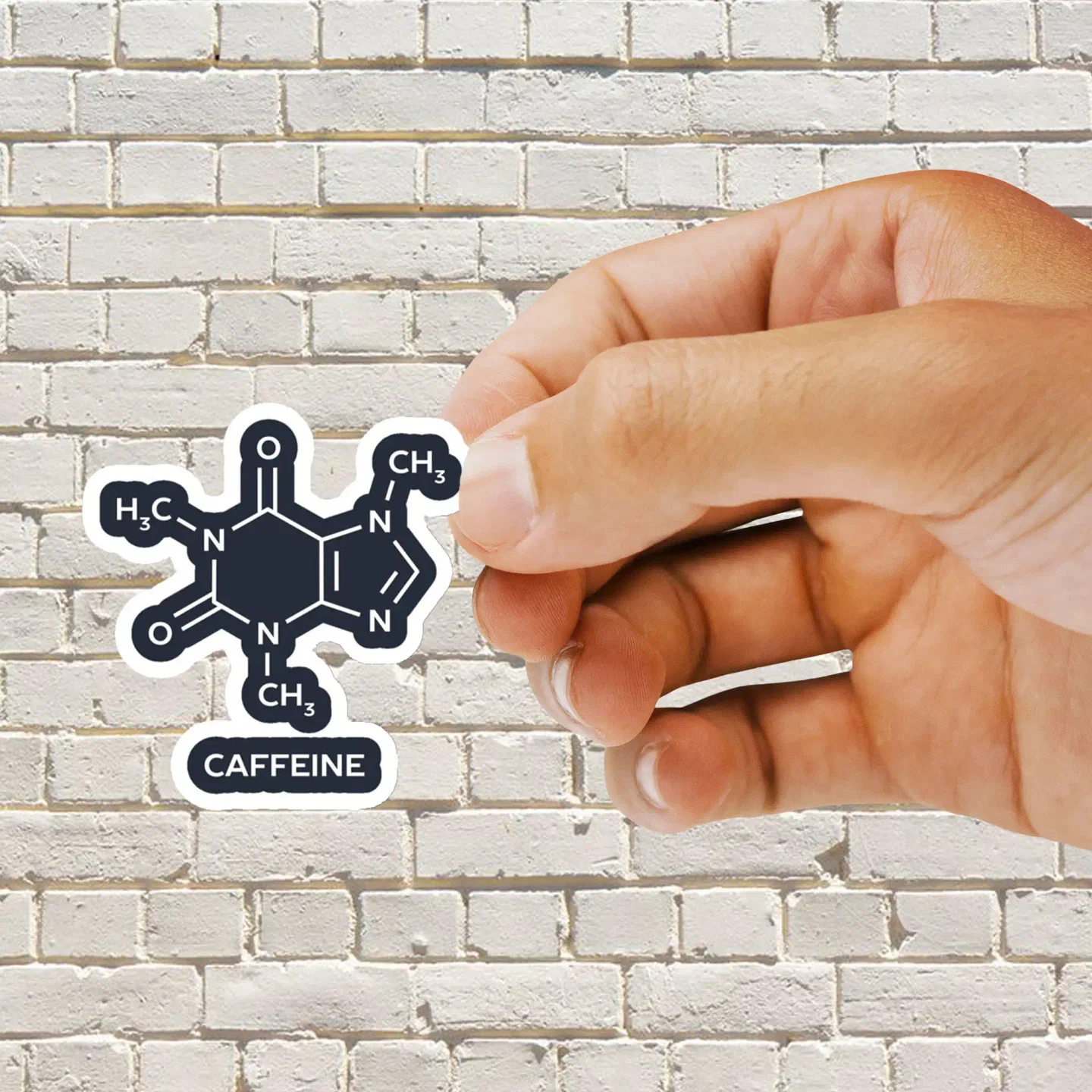 Caffeine Sticker
