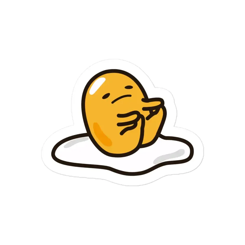 Busy Gudetama Sticker