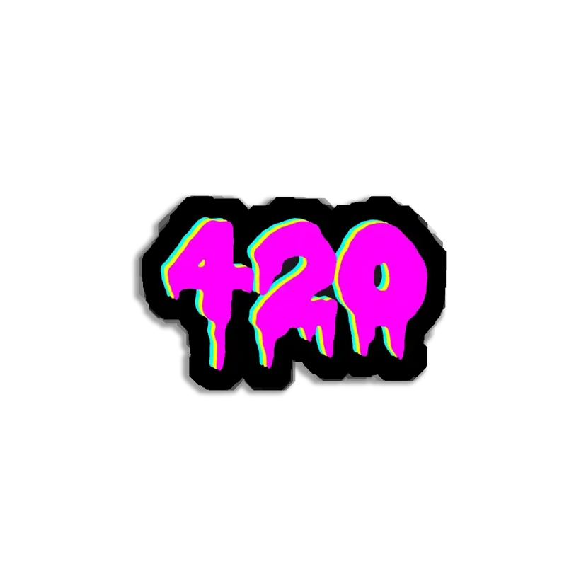 Neon 420 Sticker