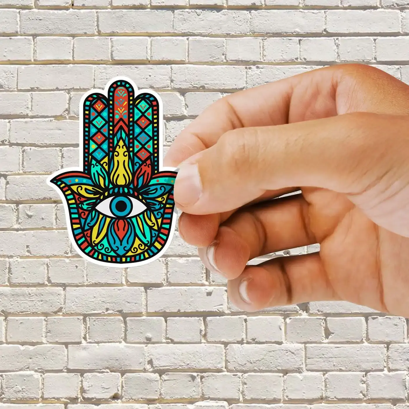 Psychedelic Hand Sticker