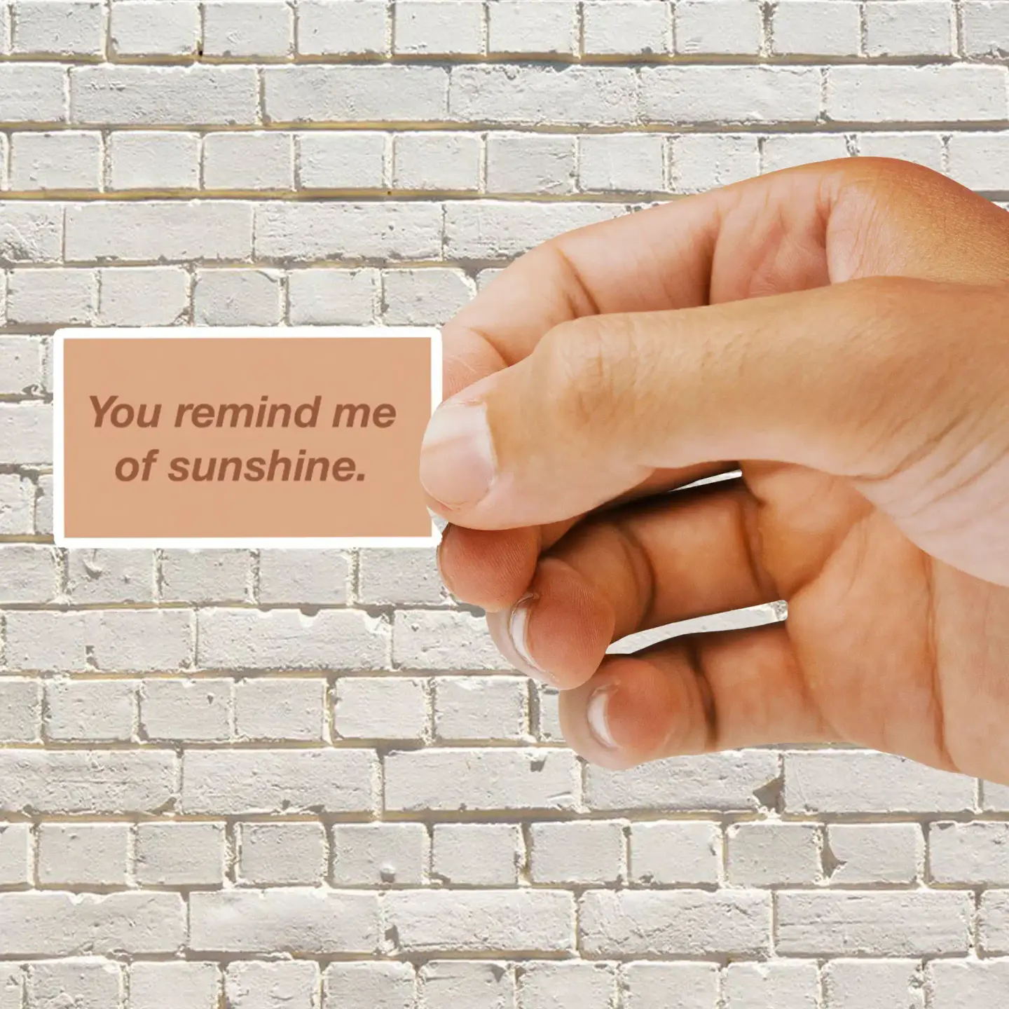 You remind me of sunshine Sticker