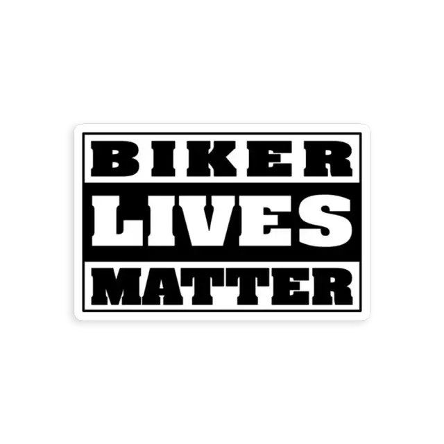 Biker Lives Matter Car Sticker