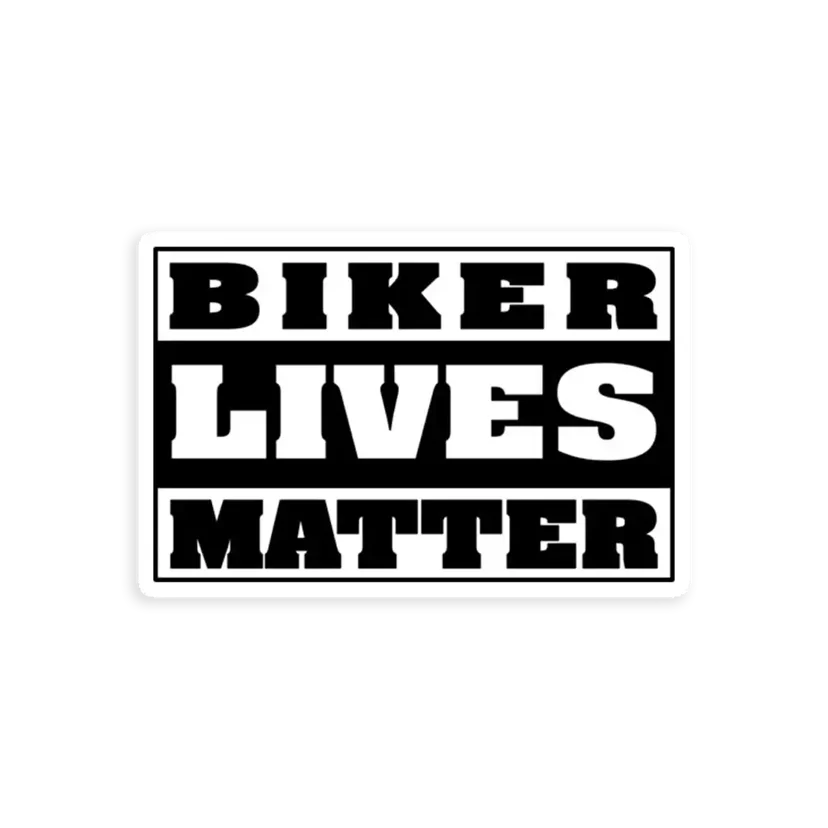 Biker Lives Matter Car Sticker