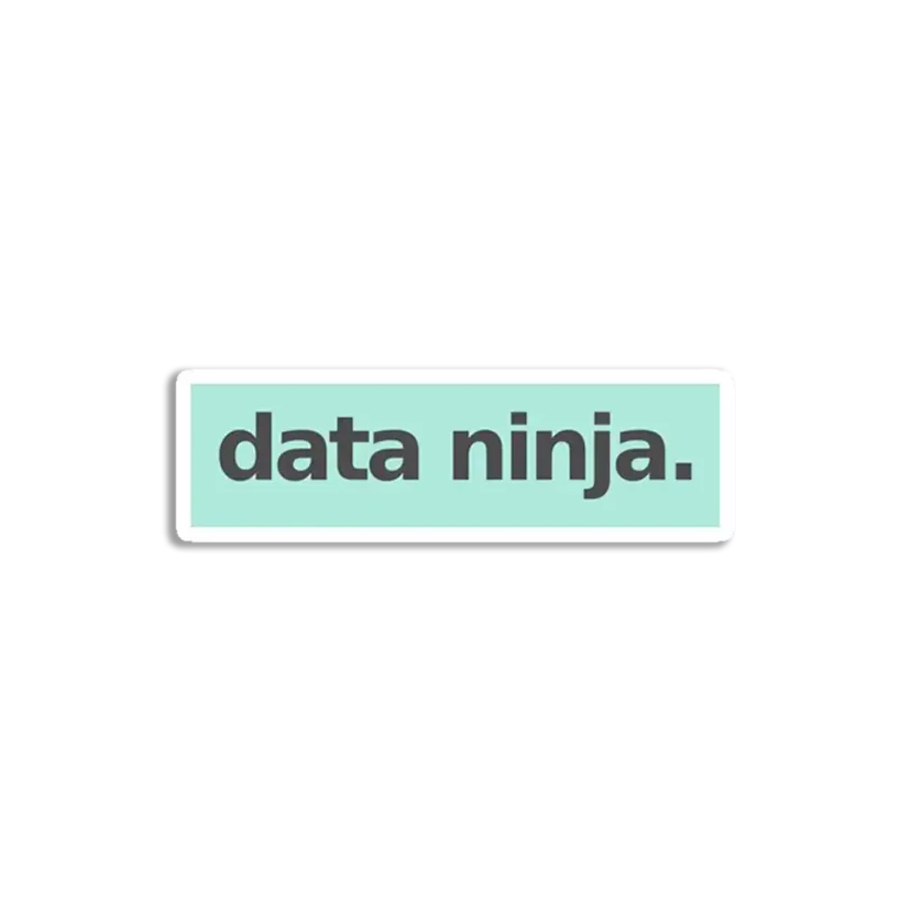 Data Ninja Sticker
