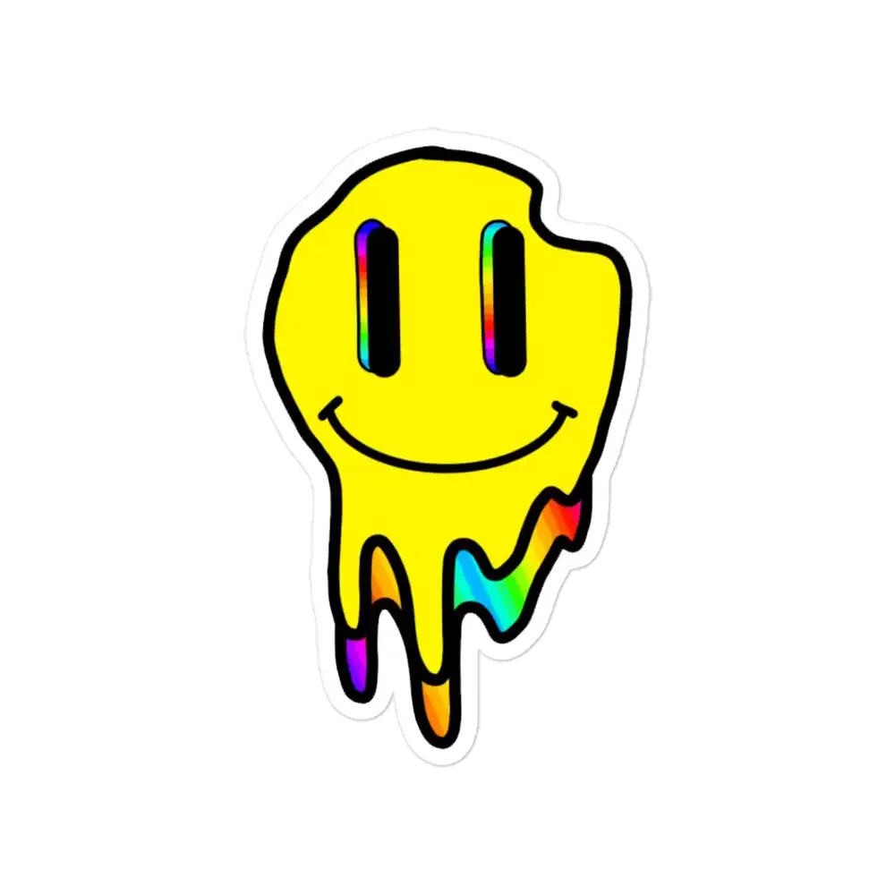 Trippy Smile Sticker