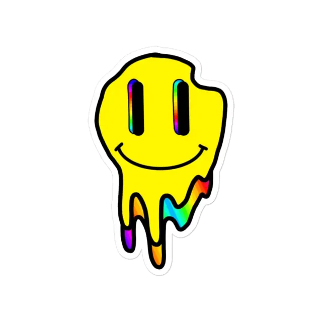 Trippy Smile Sticker