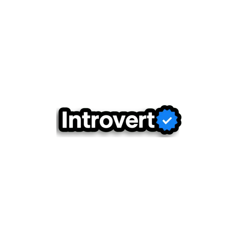 Introvert Verified Variant 2 Sticker