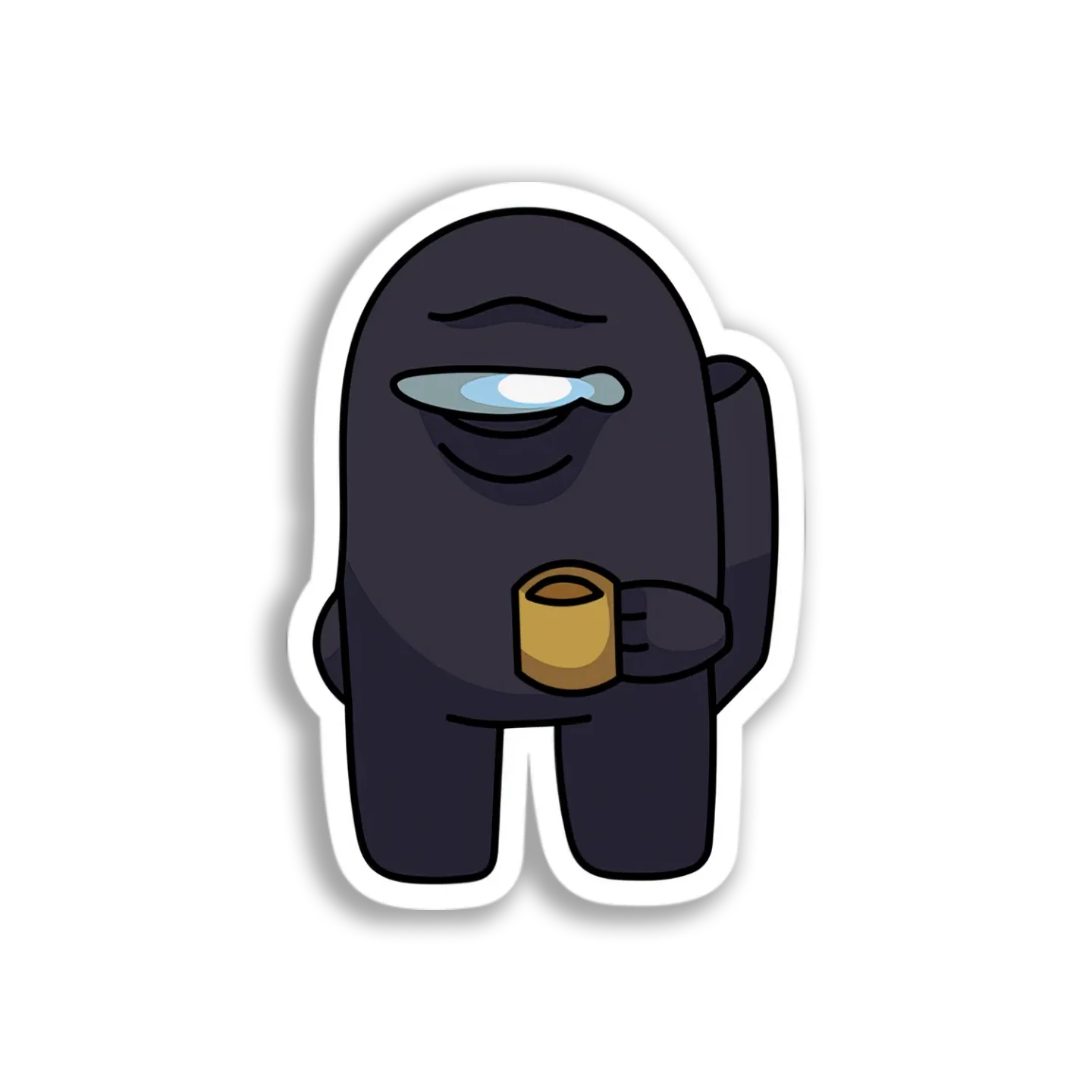 Black Impostor Coffee Break Sticker