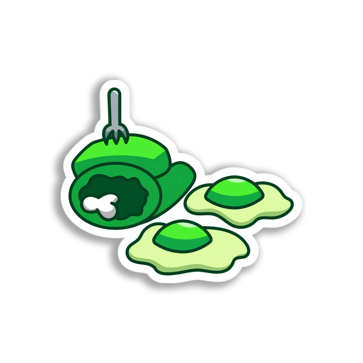 Green Eggs and Imposter Sticker
