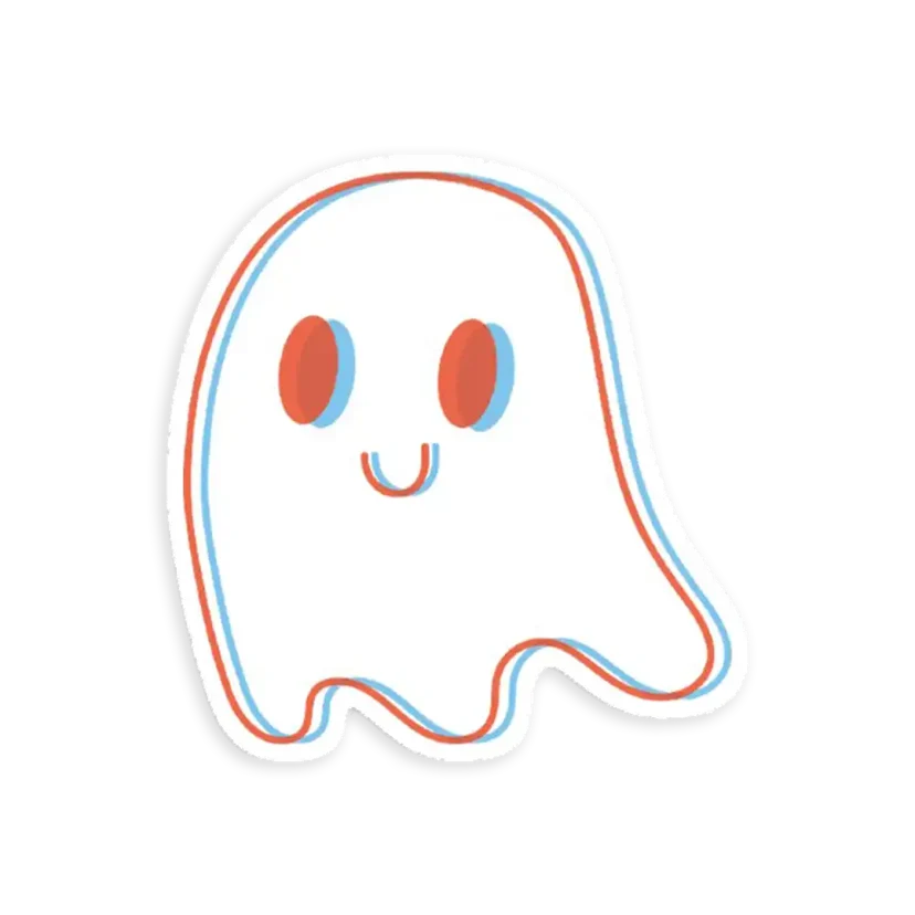 Acid Ghost Sticker