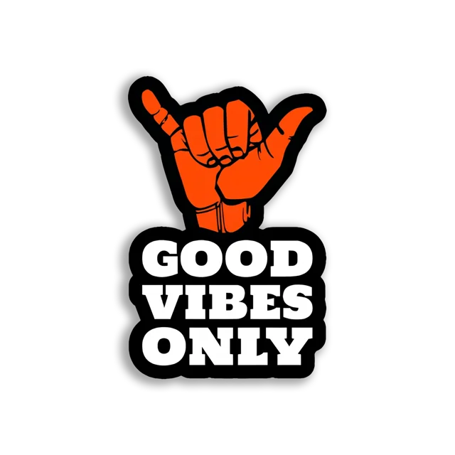 Good Vibes Only Sticker