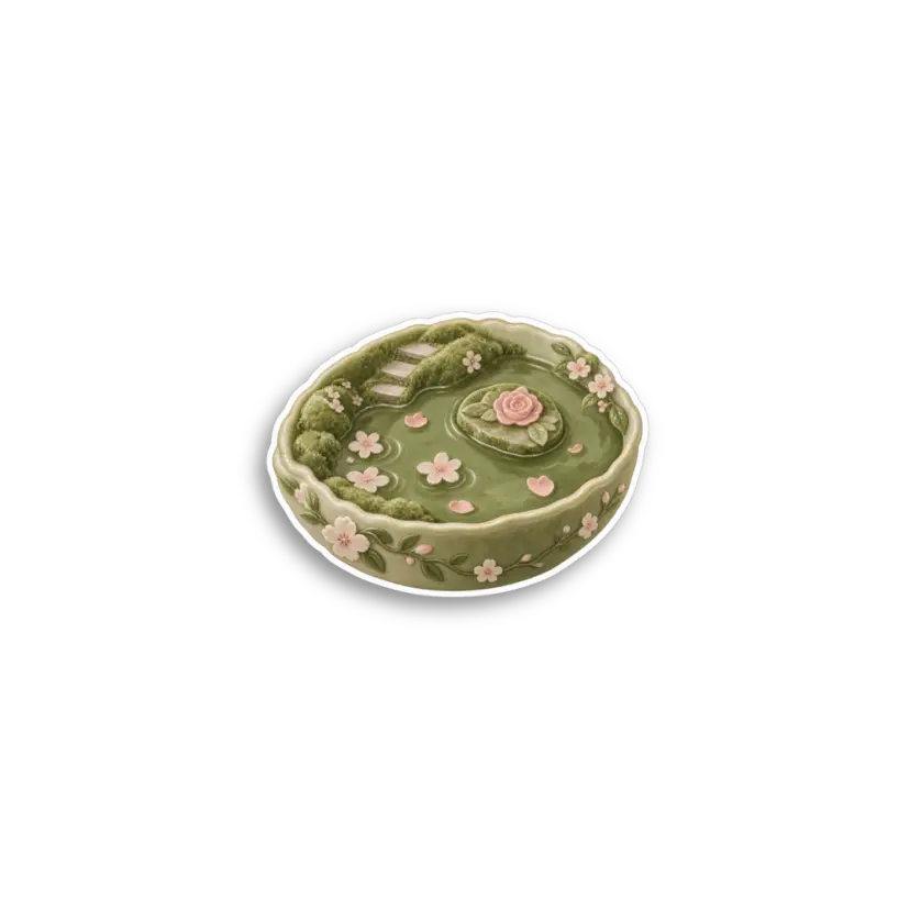Matcha Green Art Print Sticker